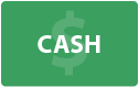 Cash logo prominently displayed on a blue background, symbolizing secure and convenient payment solutions.